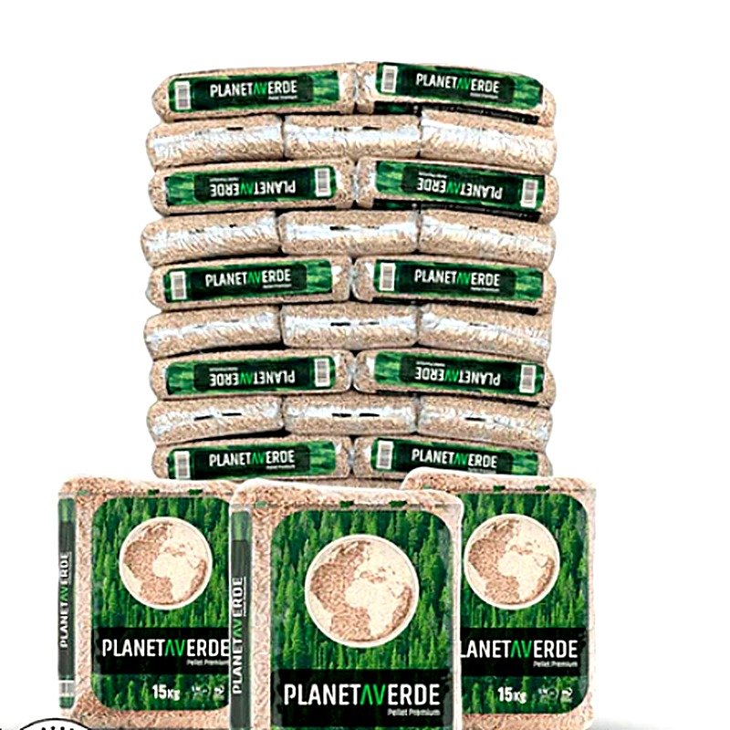 1561-hd-enhanced Pellet Premium Planeta Verde – Sacos de 15 kg (Palet de 77 unidades) - Imagen 1