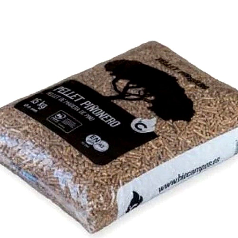 1572-hd-enhanced Palé de 42 Sacos de Pellet Premium Piñonero (15 kg) - Imagen 1