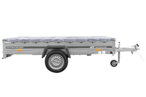 Remolque de coche UNITRAILER Garden 265 KIPP / EXPERT 2615 264x150 cm con lona (750 kg)