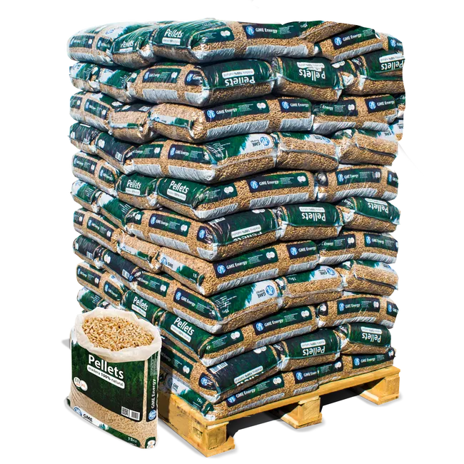 AAA1233411.png Palet de Pellets de Madera GME Energy – 77 Sacos (1.155 kg) de Calor Eficiente - Imagen 1