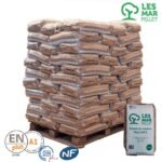 Palet de Pellet Lesmar 77 Sacos Certificado ENPLUS Pino 100% 15Kg - Imagen 4