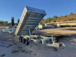 Remolque de 3500kg basculante hidráulico electrico