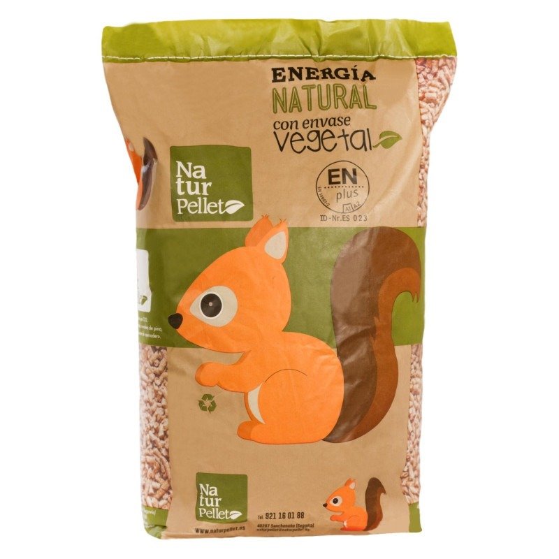 naturpellet-saco-15kg-hd Naturpellet Palet 40 Sacos — Pellets Premium de Alta Eficiencia - Imagen 1
